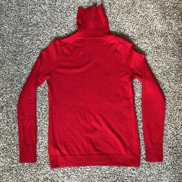 Talbots red cashmere jumper M - Picture 6 of 6